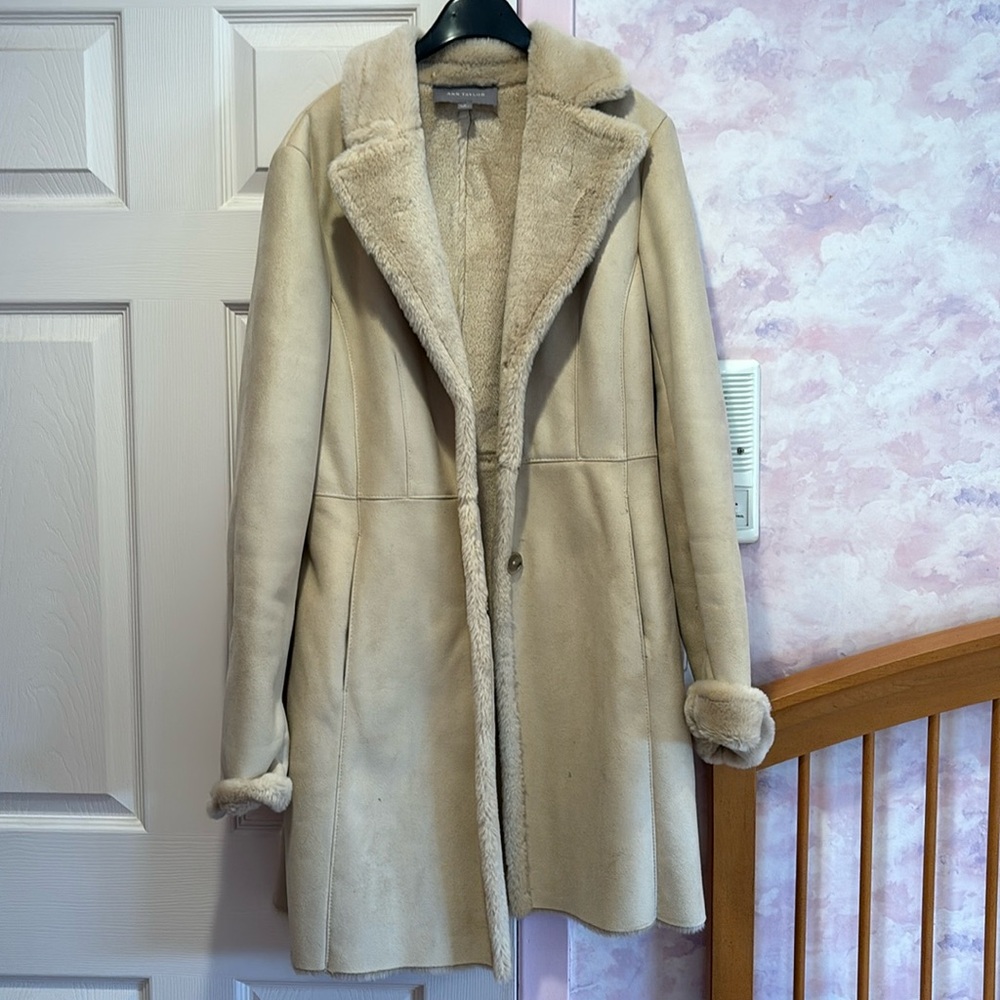 Shetland faux fur coat